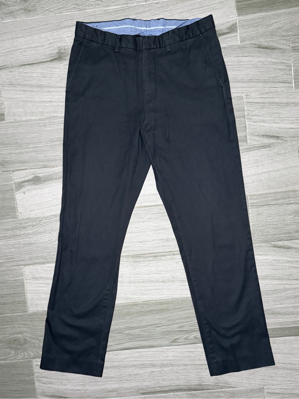 J. Crew Men's Navy Classic Fit Chinos Pants